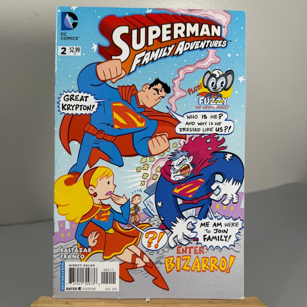 DC Comics Superman Family Adventures 2 Kids Comic Book Blue Bizarro 2012